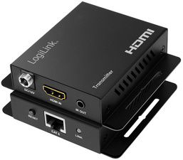 LogiLink HDMI extender set over LAN, black