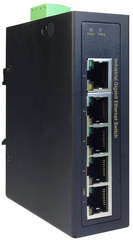DIGITUS industrial Gigabit Ethernet switch, 5-port, DIN-rail mounting