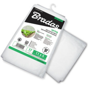 Bradas afdekfolie, wit, 1,1 × 20 m, 17 g