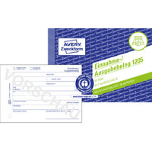 Avery Formuierhulp 'Uitgavedocument', A6 liggend, geel