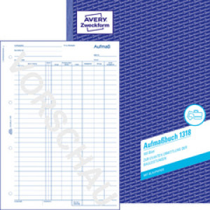 Meetstaat formulierenboek 'Opmetingen', A4, 100 vellen
