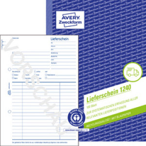 AVERY Zweckform formulierenboek Vrachtbrief, A5, recyclingpapier, 100 vel