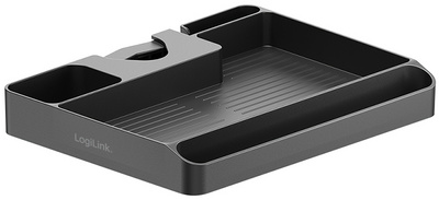 LogiLink Organizer voor mastbevestiging, zwart, 30-48 mm diameter, 224×176×30 mm