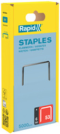 Rapid Tools agrafes à fil fin type 53, 14 mm, galvanisées, 5000 pièces