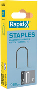 Rapid Tools kabelklemmen type 7, gegalvaniseerd, 12 mm, 960 stuks