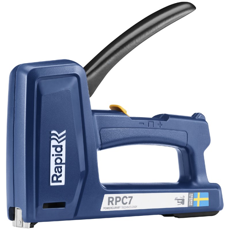 Rapid Tools agrafeuse manuelle RPC7, bleu, technologie Powercurve