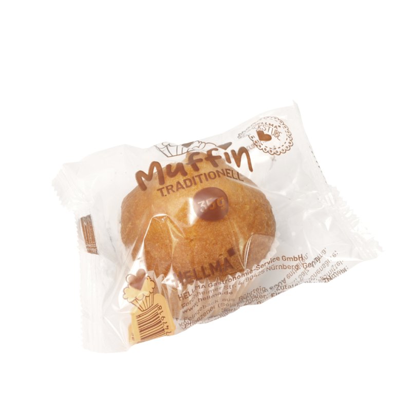 HELLMA muffins traditional, individually wrapped, 48 pieces of 35 g