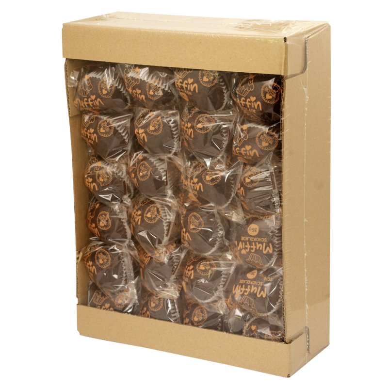 HELLMA muffins au chocolat, individuellement emballés, 48 pièces de 35 g