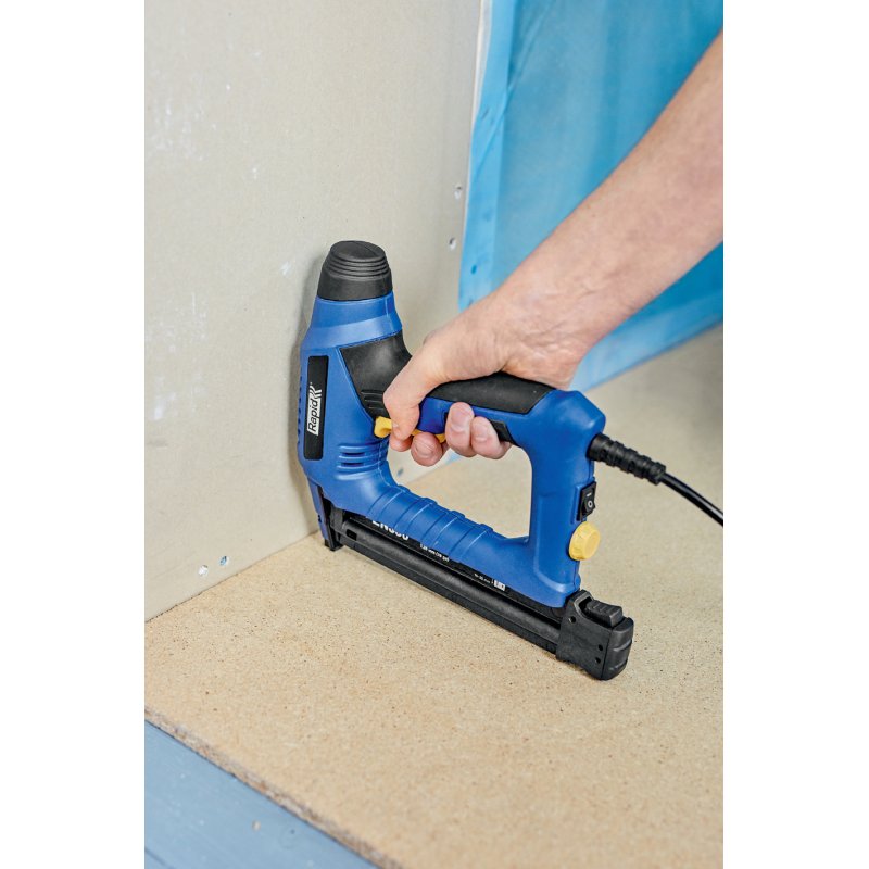 Rapid Tools agrafeuse électrique EN330, bleu, clous type 8