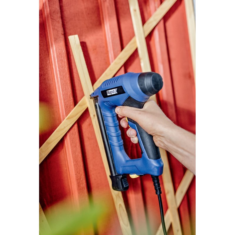 Rapid Tools agrafeuse électrique EN330, bleu, clous type 8