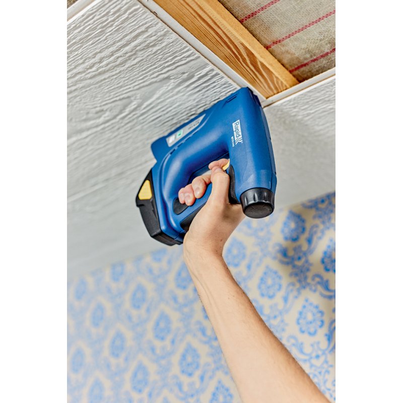Rapid Tools draadloze nietmachine BTX140, blauw, met accu en koffer