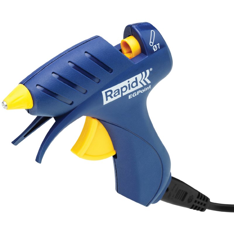 Rapid Tools pistolet à colle EG Point, câble amovible, bleu/jaune