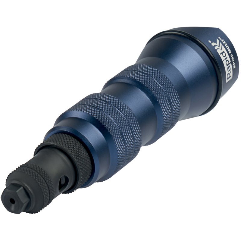 Rapid Tools blind rivet nut adaptor RP150 Multi, aluminium/steel, blue, 3.2–4.8 mm