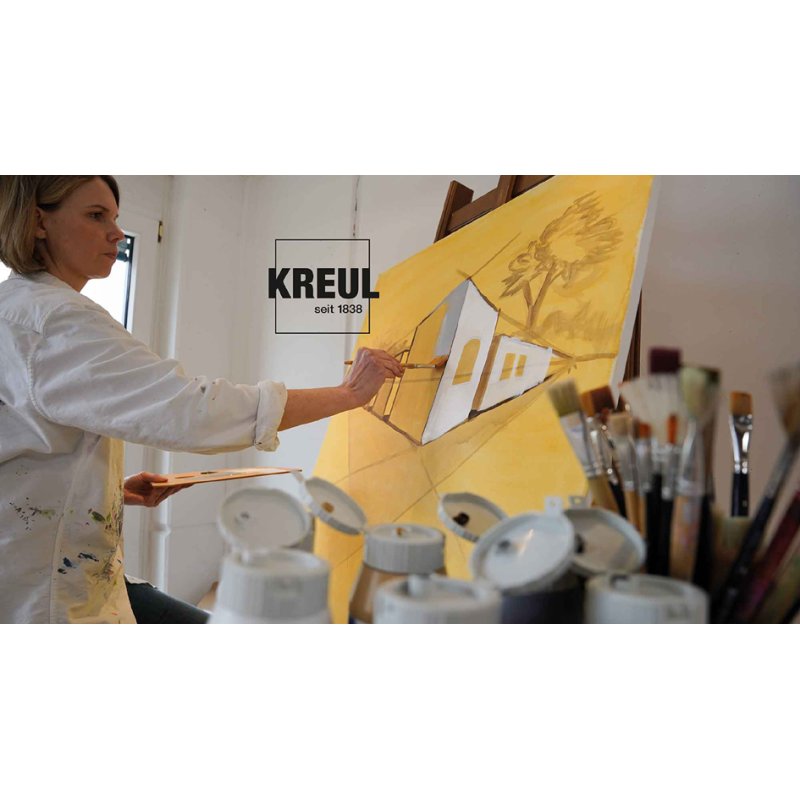 KREUL peinture acrylique Triton Acrylic Liquid, set Base & Neutral, 6 × 750 ml