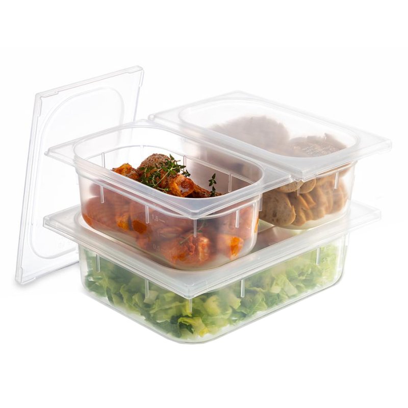 APS couvercle GN 1/3 PP, transparent, 325×176×15 mm