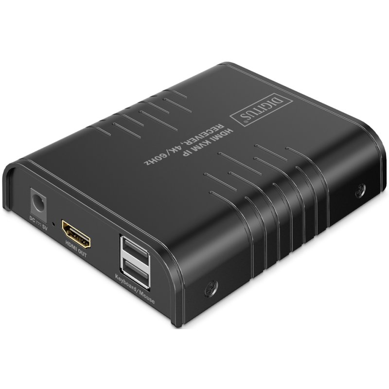 DIGITUS 4K HDMI IP ontvanger, Ultra HD 4K