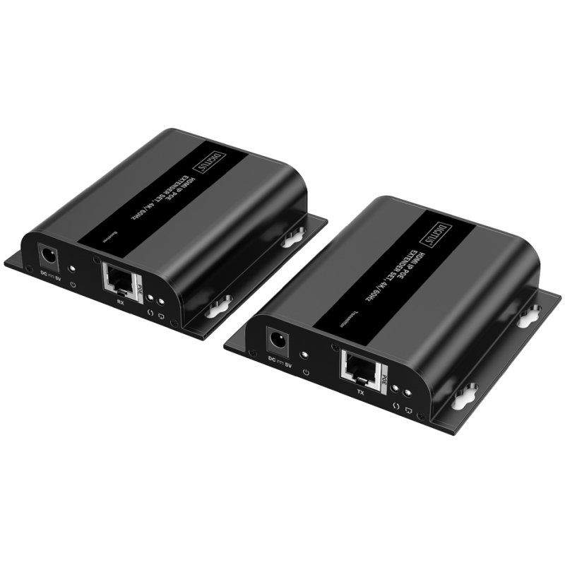 DIGITUS Extenseur HDMI IP PoE 4K, 120/200 m, Ultra HD 4K, CAT6