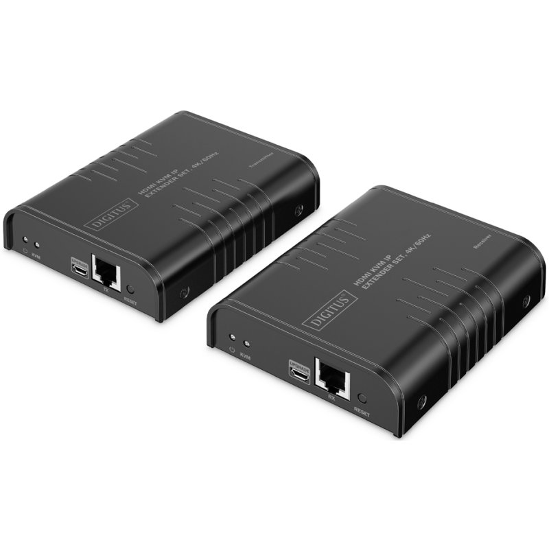 DIGITUS 4K HDMI IP extender set, Ultra HD 4K