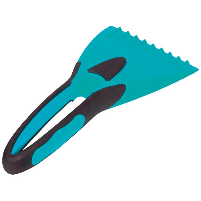 IWH grattoir à glace avec grip souple, noir, 215 mm