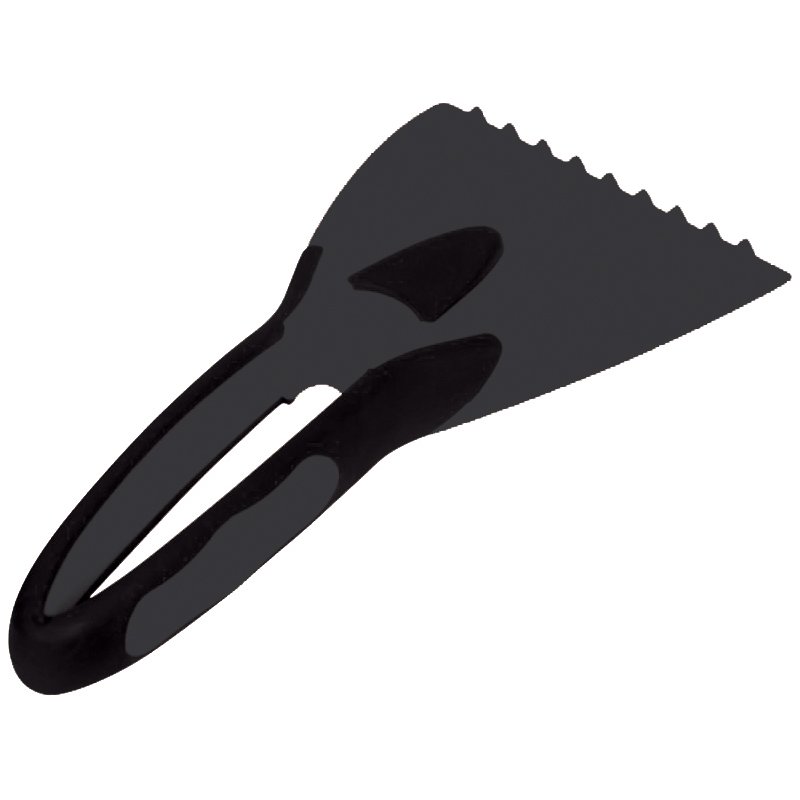 IWH grattoir à glace avec grip souple, noir, 215 mm