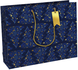 Clairefontaine kerstcadeauzak Noël des Sables, 265×140×330 mm, satijnlint