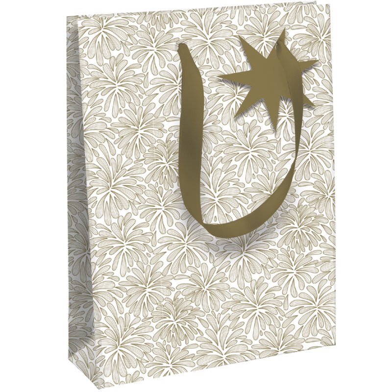 Clairefontaine sac cadeau de Noël Azurite, 373×118×275 mm, papier enduit 210 g/m²