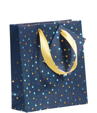 Clairefontaine kerstcadeautas Nuit bleutée, 320×130×245 mm, gouden satijnlint