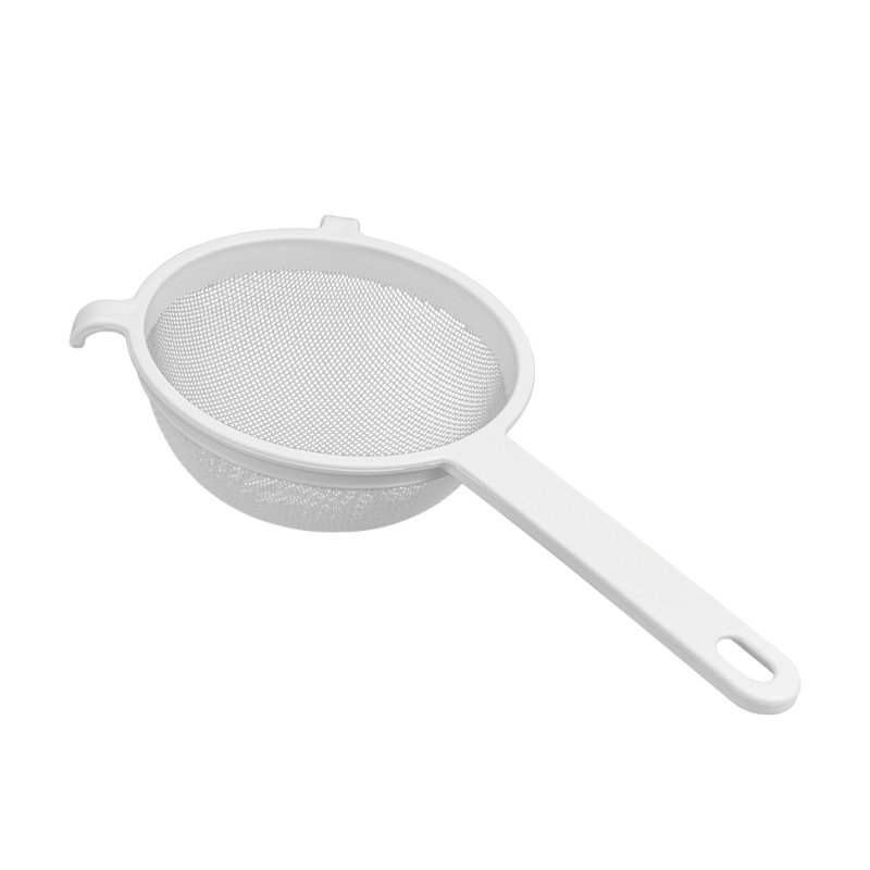 Metaltex tamis en plastique, maille moyenne, blanc, diamètre 18 cm