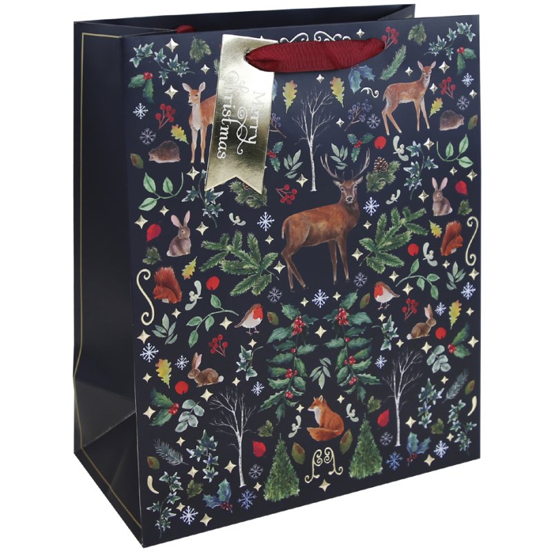 Clairefontaine kerst cadeautas Kerstbos, beschichtigd papier, 265×140×330 mm