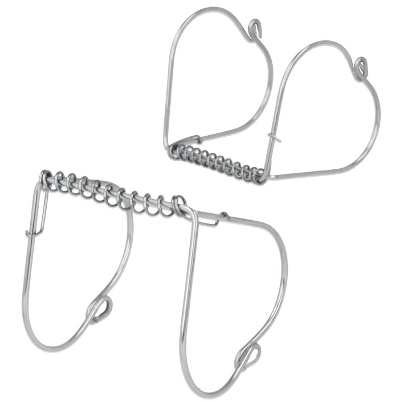 Metaltex rouladepennen, edelstaal, 4 stuks