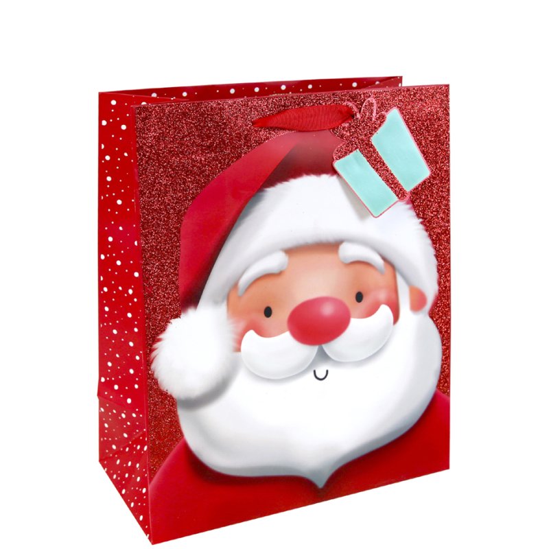 Clairefontaine sac cadeau de Noël Père Noël, 265×140×330 mm, papier enduit 210 g/m²