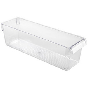 Metaltex koelkast organizer middel, transparant, 15×10×36 cm