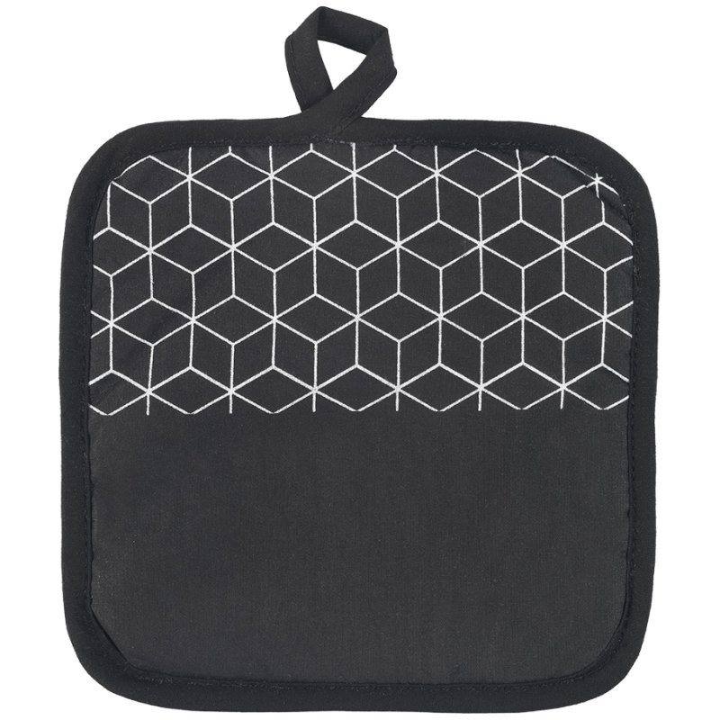 Metaltex ensemble de maniques, noir blanc, 170×170 mm, 2 pièces