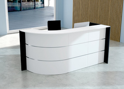Kerkmann BARI up & down baliebalie, elektrisch verstelbaar, wit, 2320×950×1120 mm