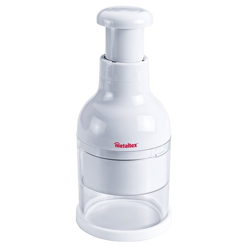 Metaltex onion chopper Twist, white, ABS plastic/stainless steel, dishwasher safe