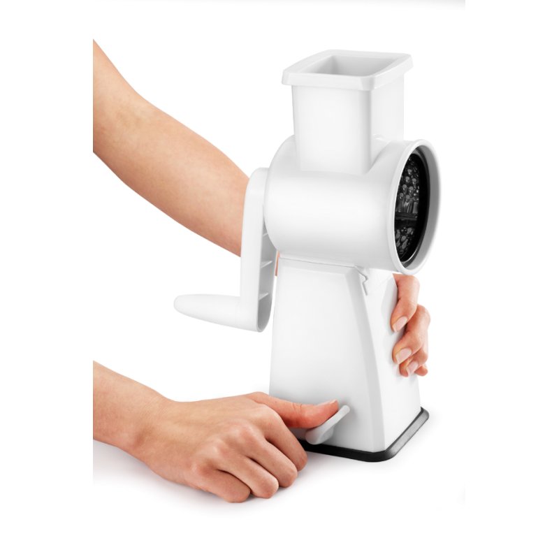 Metaltex keukenrasp Flash, wit/RVS, 4 inzetstukken, 195×120×284 mm