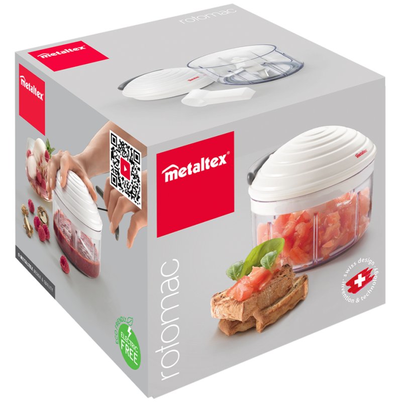 Metaltex fruit and vegetable slicer Rotomac, 600 ml, white