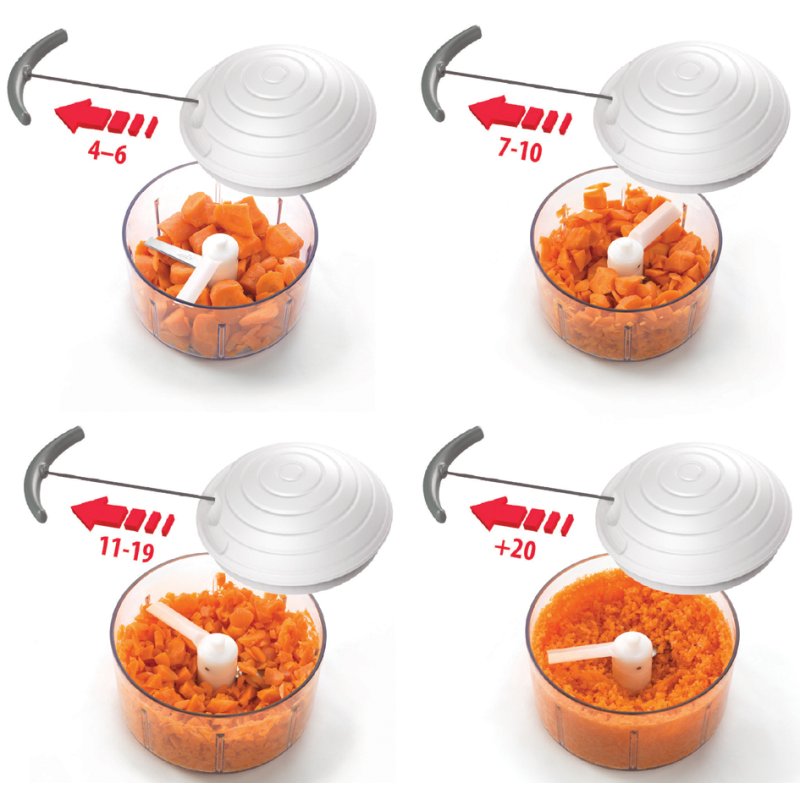 Metaltex fruit and vegetable slicer Rotomac, 600 ml, white