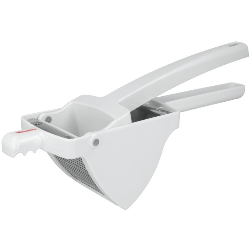 Metaltex presse-purée V-Press, blanc, plastique ABS/inox, 95×105×345 mm