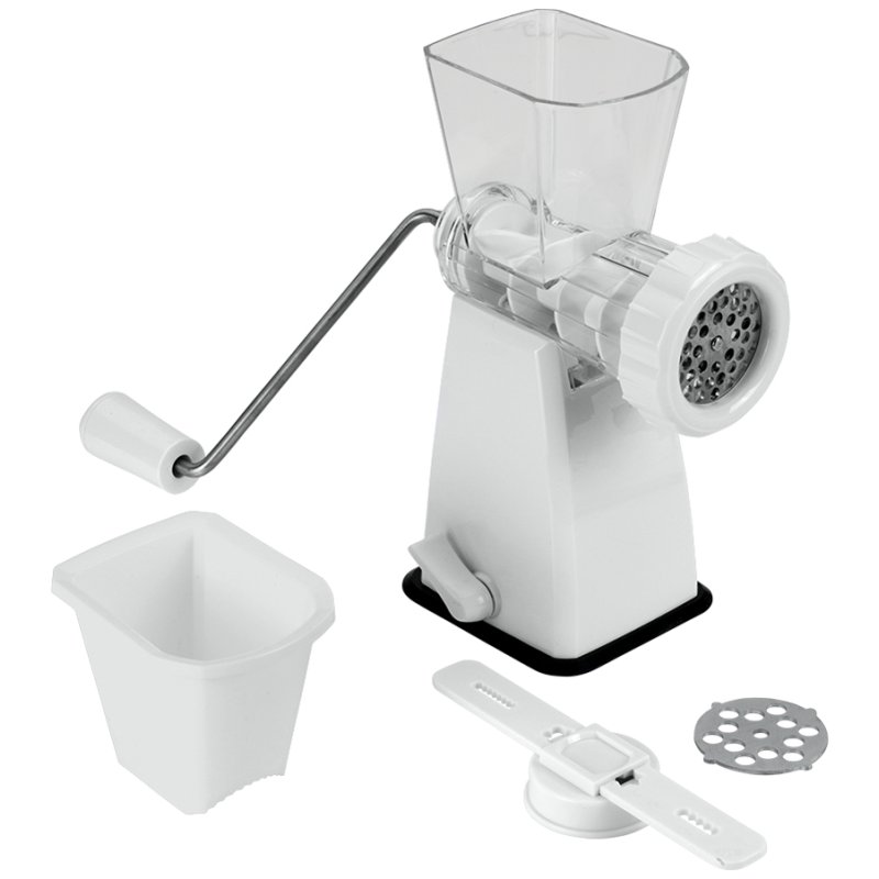 Metaltex moulin à viande Tartare, plastique/inox, blanc, 150×110×250 mm