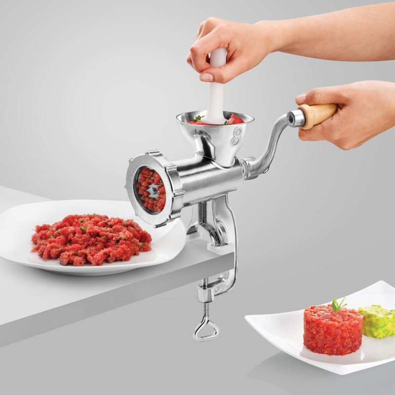 Metaltex mincer Jack 8, aluminium, with accessories