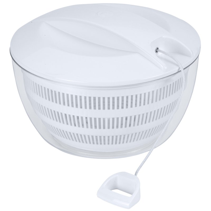 Metaltex essoreuse à salade Turbo, mécanisme à cordon, blanc, 4 litres