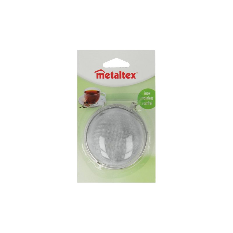 Metaltex passoire à thé avec chaîne, diamètre 75 mm, acier inoxydable