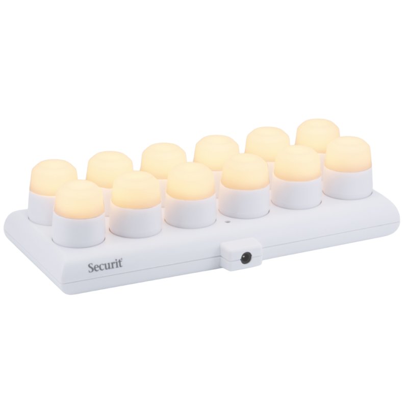 Securit LED tealight set Amsterdam, rechargeable, warm white, 3 dimming levels