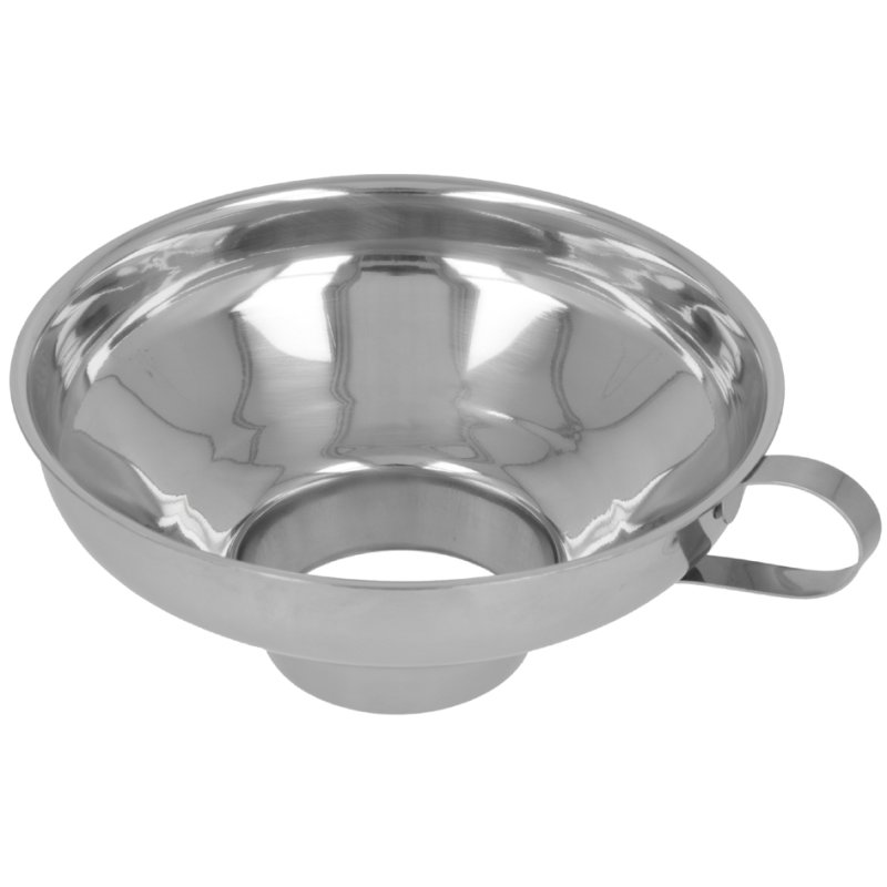 Metaltex jam jar funnel, stainless steel, with handle, 155×65 mm