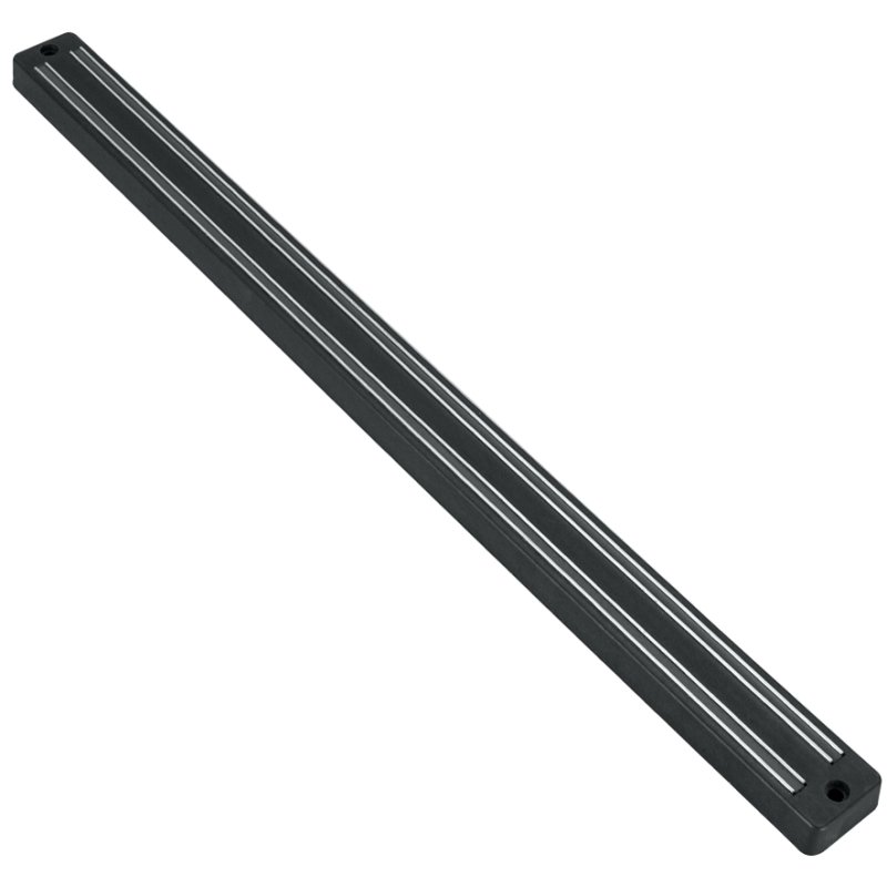 metaltex magnetic strip Magnetika M, black, plastic, wall mount, 330×14×33 mm