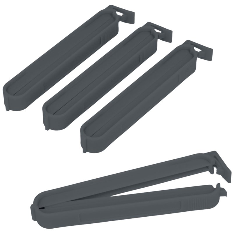 Metaltex zakclips lang kunststof, 110 mm, 4 stuks
