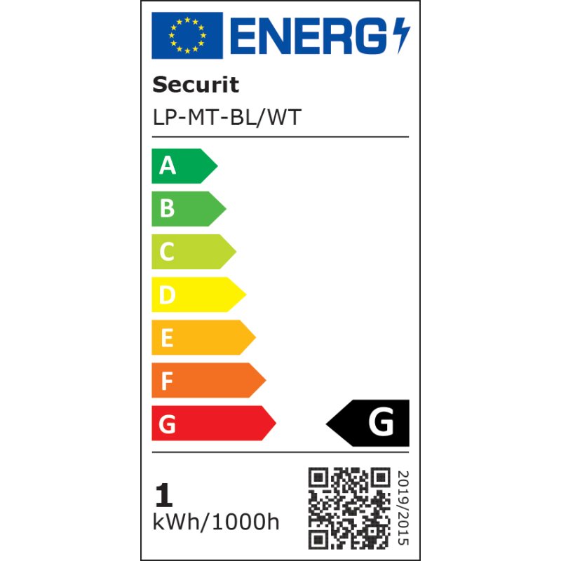 Securit Malta Lampe de table LED, rechargeable, blanc, 220 mm