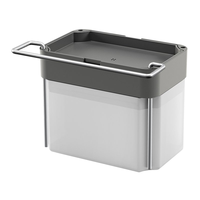 Metaltex soap dispenser Spongetex, 0.75 litres, plastic, grey