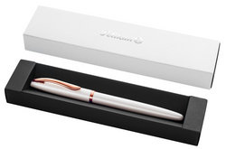 Pelikan rollerbalpen Jazz Noble Elegance, rosé, met blauwe grootruimvulling